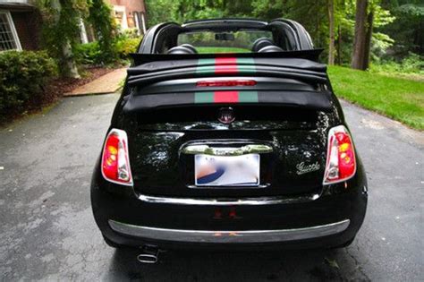 gucci fiat 500 convertible for sale|used Fiat 500 Gucci for sale.